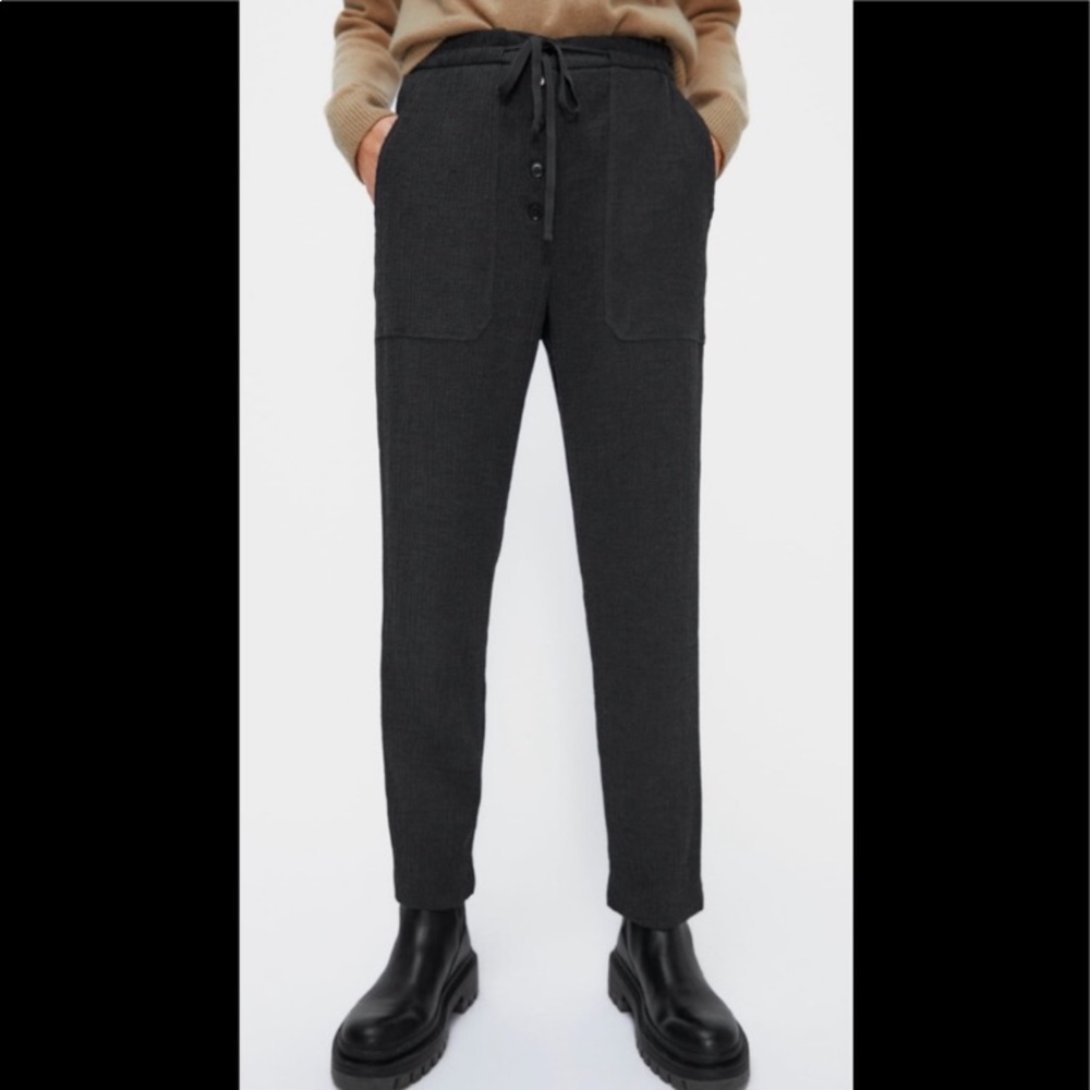 ZARA textured pants